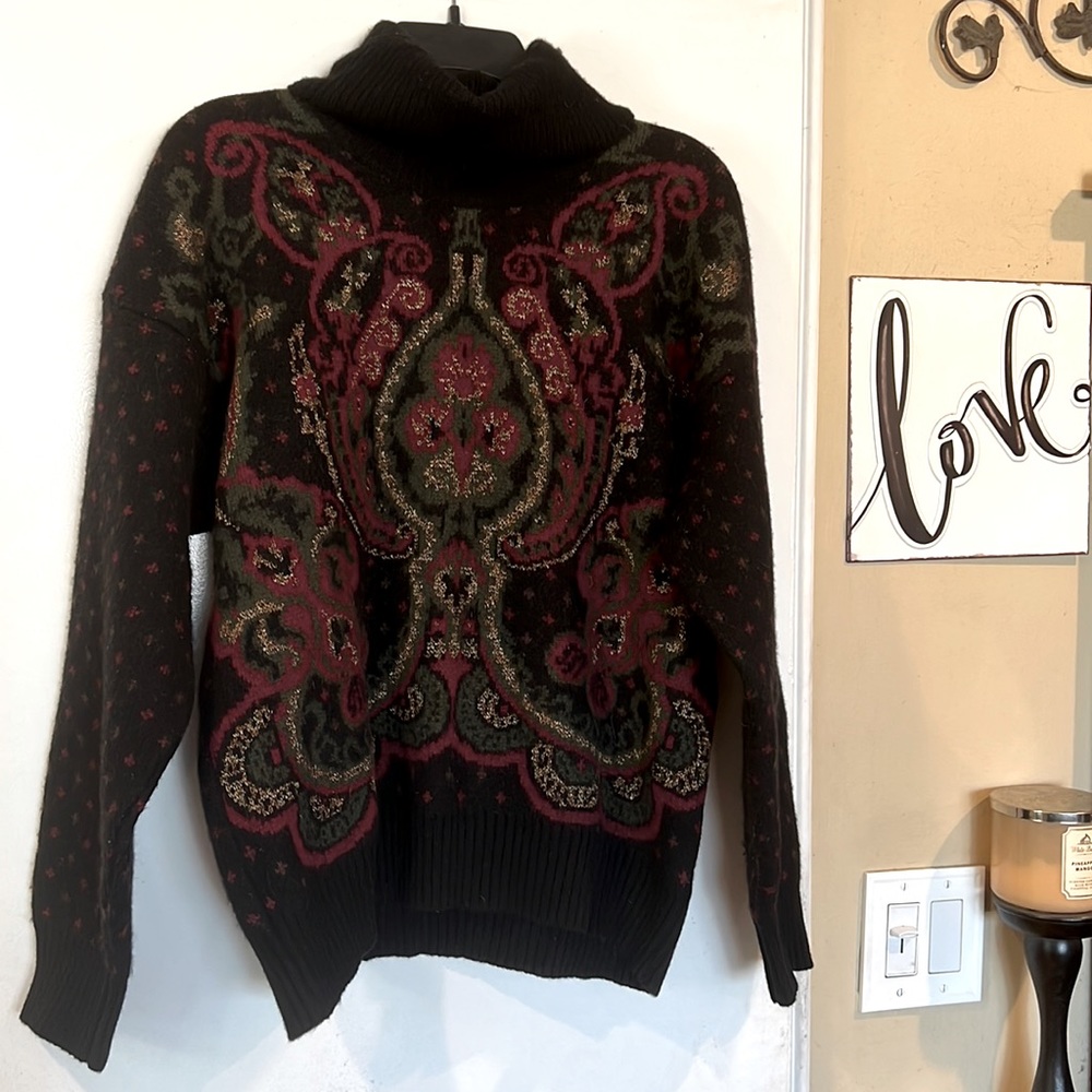 EUC Jeanne Pierre Lambswool and acrylic sweater